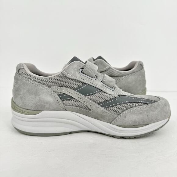 SAS Mens JV Mesh Adjustable Comfort Walking Sneaker US 6.5 W Grey Suede EUC main image 12